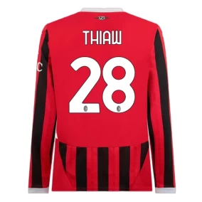 AC Milan Thiaw Hemmatröja 2024/2025 Långärmad